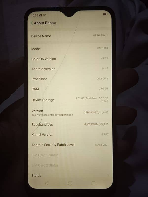 oppo a5s 0