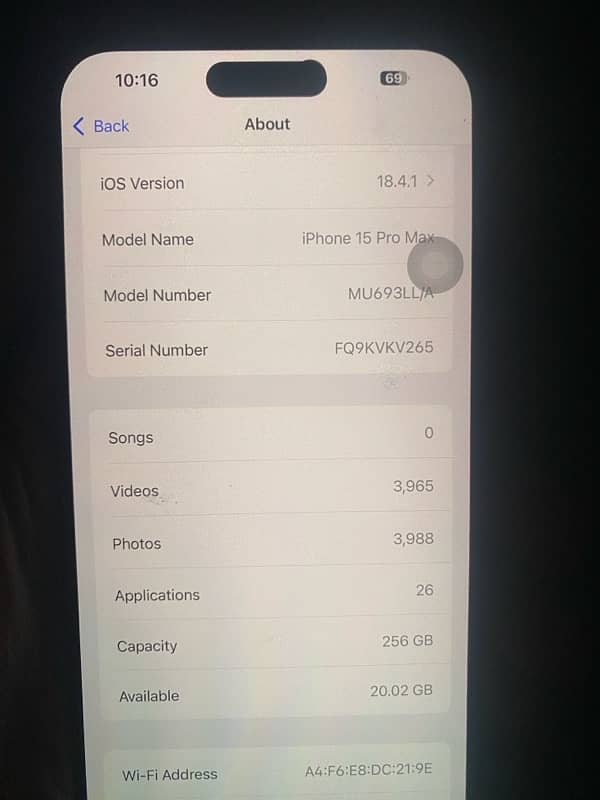15 pro max 256 gb 4
