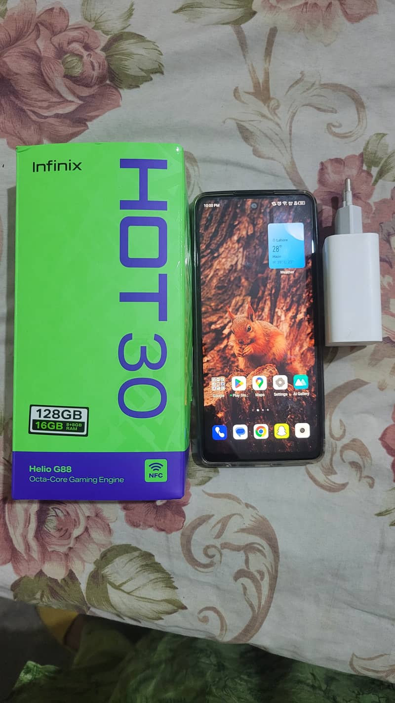Infinix hot 30 RAM	8 GB Memory	128 GB 0