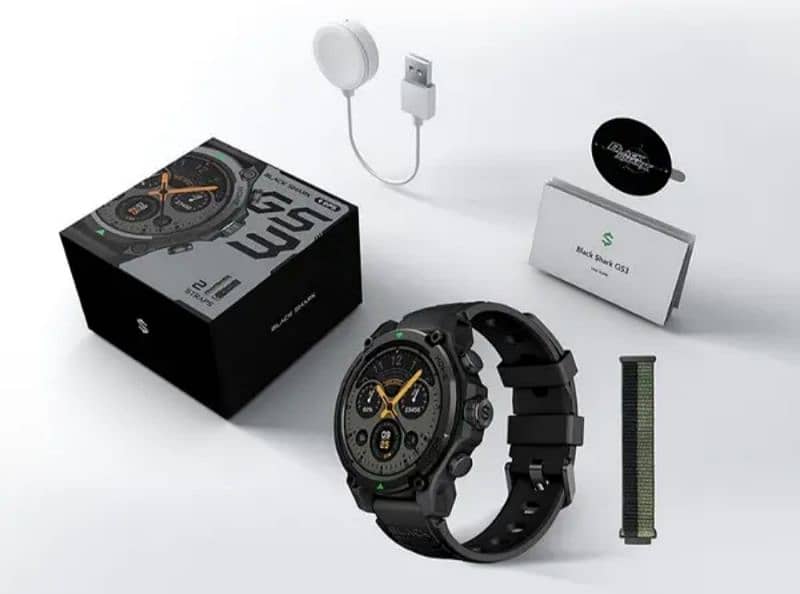 Black Shark GS3 AMOLED Smartwatch | GPS + Calling | Mint Condition 6