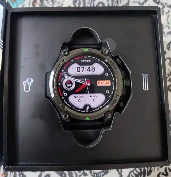Black Shark GS3 AMOLED Smartwatch | GPS + Calling | Mint Condition 8