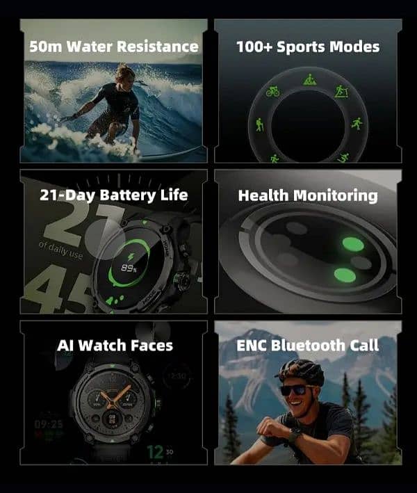 Black Shark GS3 AMOLED Smartwatch | GPS + Calling | Mint Condition 12