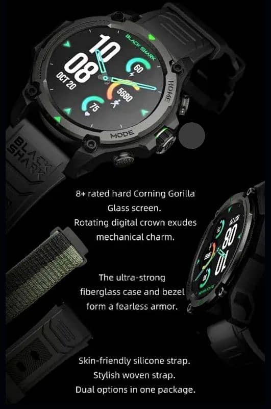 Black Shark GS3 AMOLED Smartwatch | GPS + Calling | Mint Condition 13