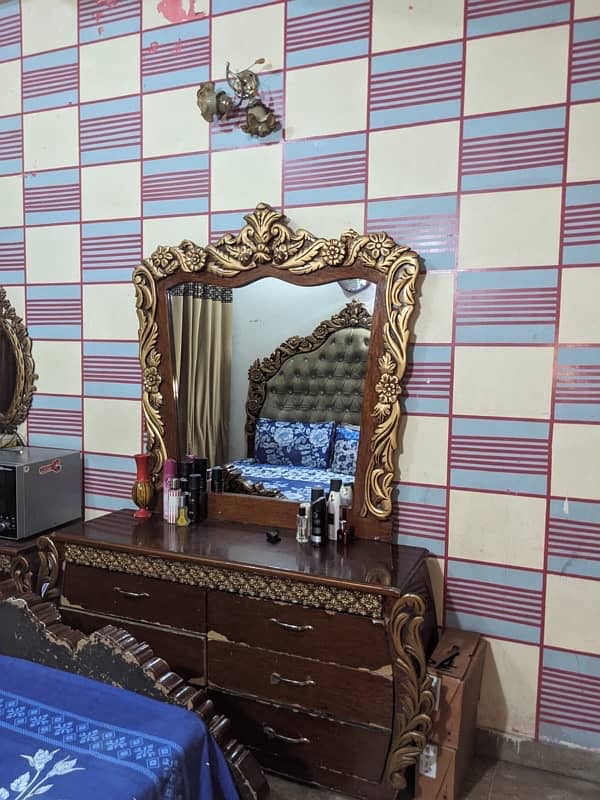 Wooden Bedset Dressing and Side Tables / bed for sale / bed set 1