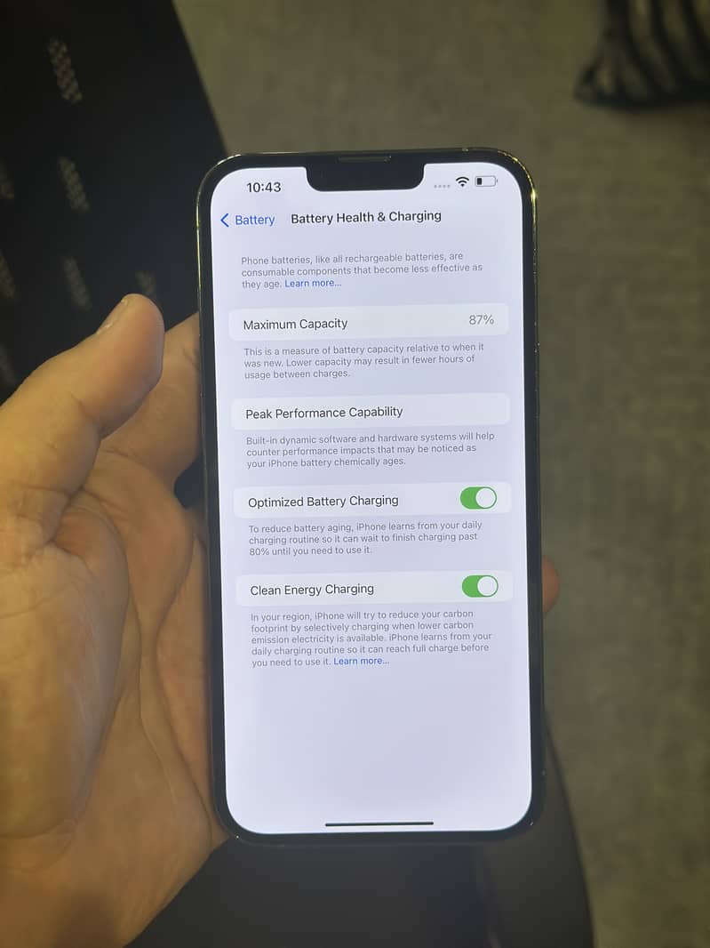 Iphone 13 Pro Max 128Gb - Sierra Blue - Full Sim Time 3