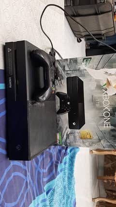 X Box 1 . . 1TB . 10/9 Condition with 4 games