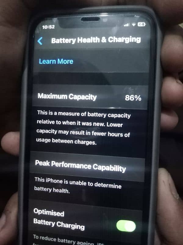 full new condition iphone xs Just a miner crack on back 2