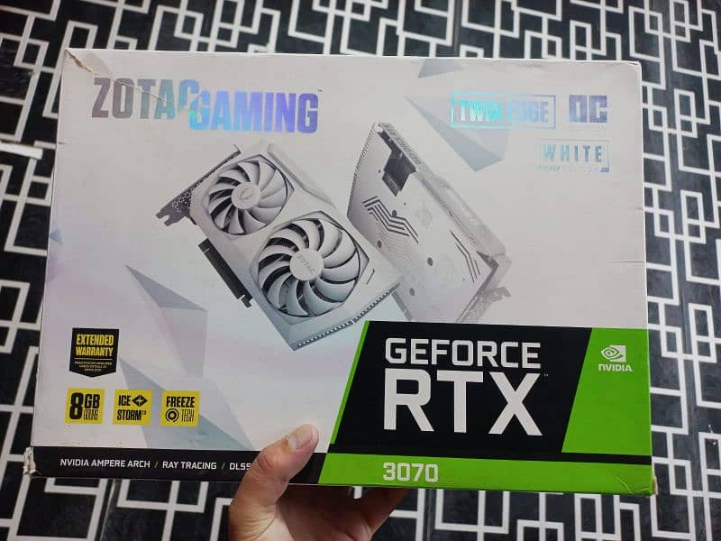 ZOTAC TWIN EDGE WHITE RTX 3070 0