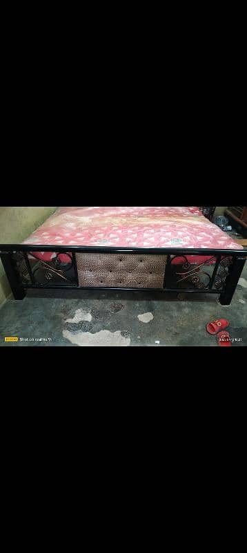 iron bed 6x6 with mattress or sofa seti 5