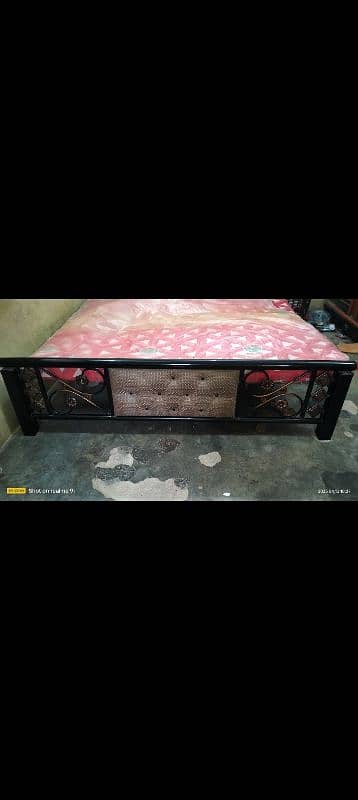 iron bed 6x6 with mattress or sofa seti 6