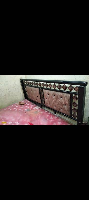 iron bed 6x6 with mattress or sofa seti 10