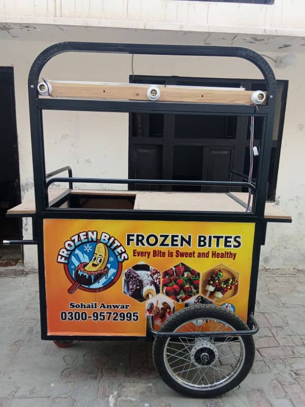 Frozen Ice Cream Food Cart 1