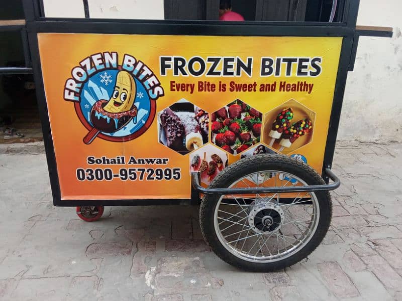 Frozen Ice Cream Food Cart 2