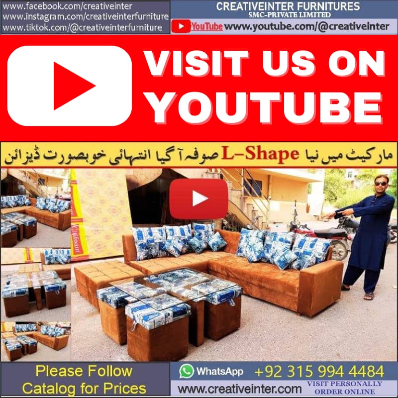 Sofa set color bed dining office table chair cupboard coffee center 3