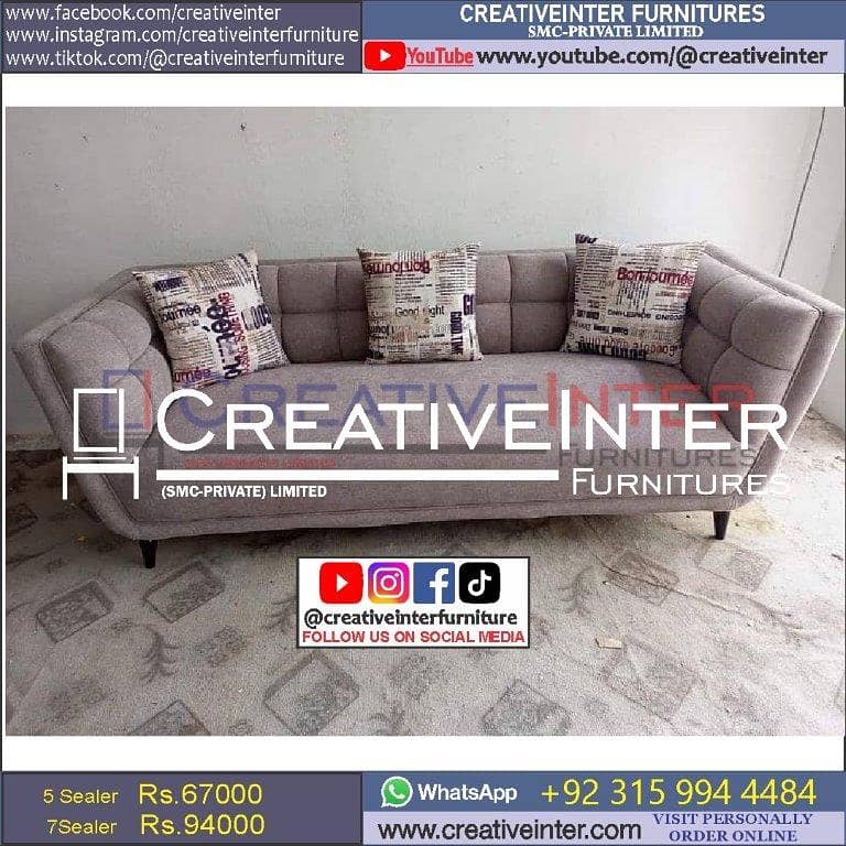 Sofa set color bed dining office table chair cupboard coffee center 13