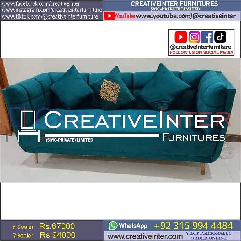 Sofa set color bed dining office table chair cupboard coffee center 14