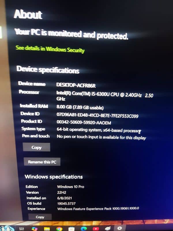 Dell Laptop core i5 15 inches full screen 2