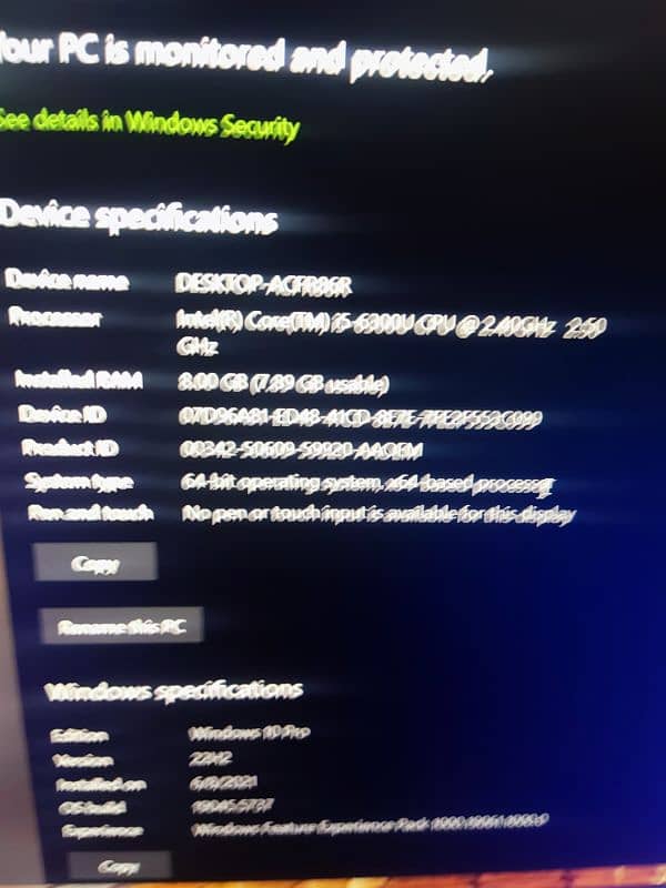 Dell Laptop core i5 15 inches full screen 3