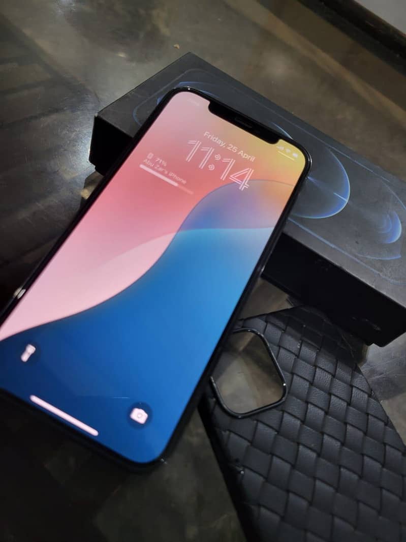 Iphone 12 pro with box 1