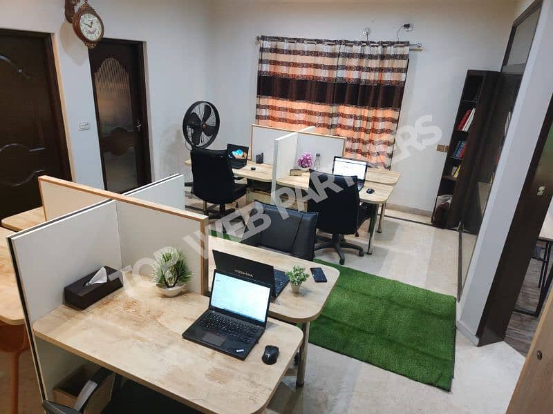 Furnished Office for rent in Johar town phase 2 0