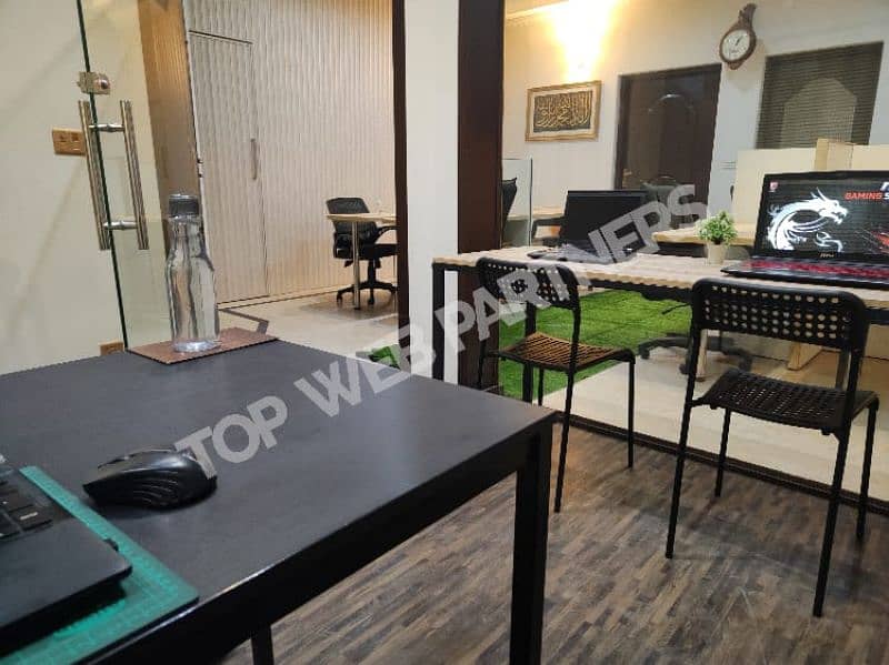 Furnished Office for rent in Johar town phase 2 1