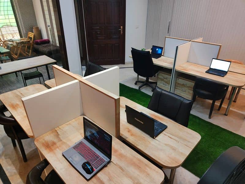 Furnished Office for rent in Johar town phase 2 2