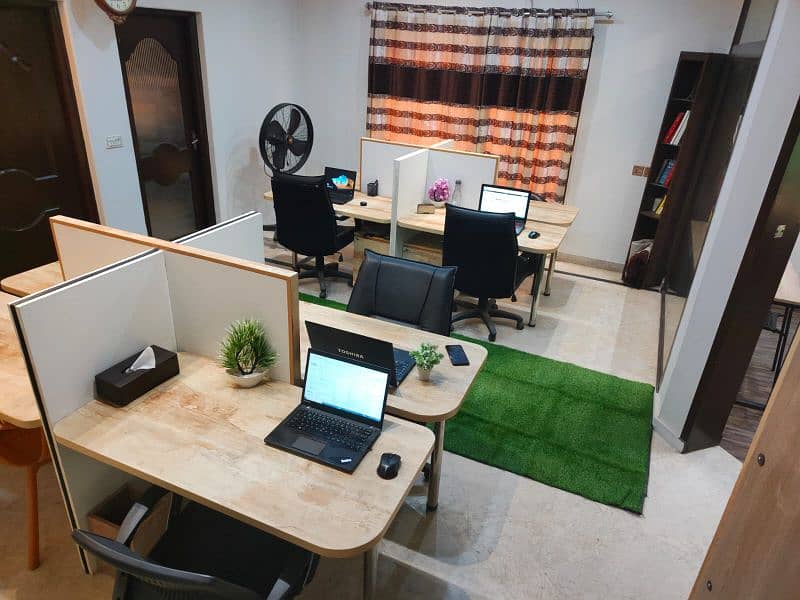 Furnished Office for rent in Johar town phase 2 3