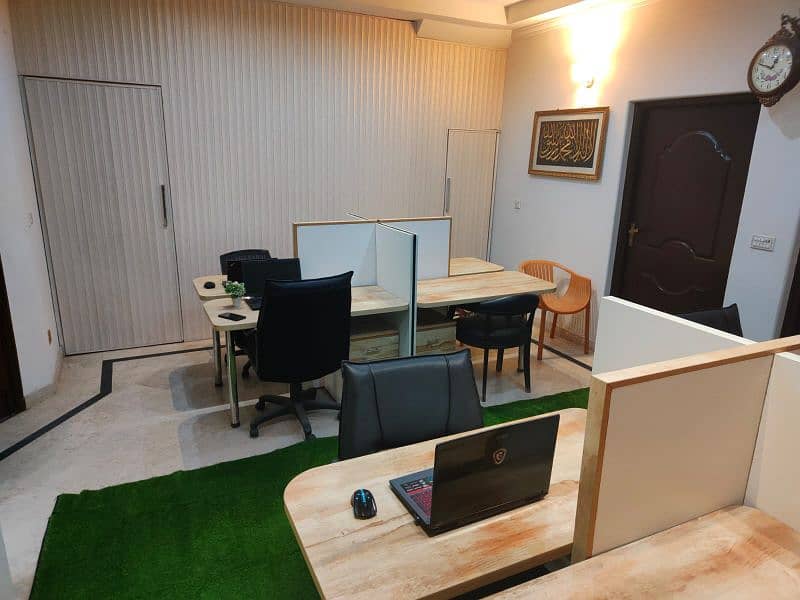 Furnished Office for rent in Johar town phase 2 4