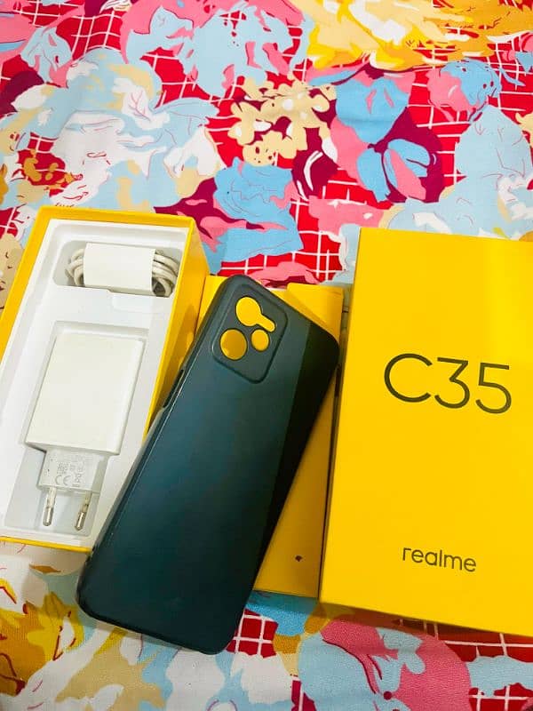 Realme c35 4/128 full genuine set 3