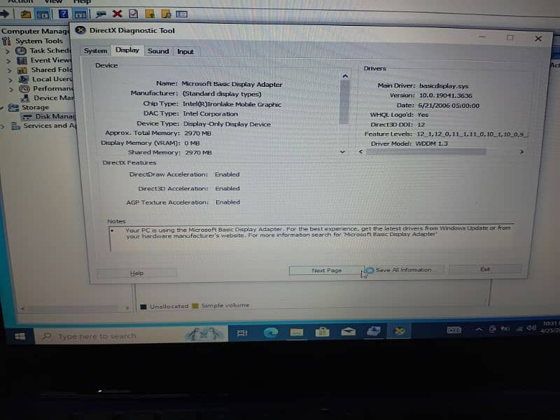 hp pavilion g6 6gb ram 1200gb hdd window 10 6