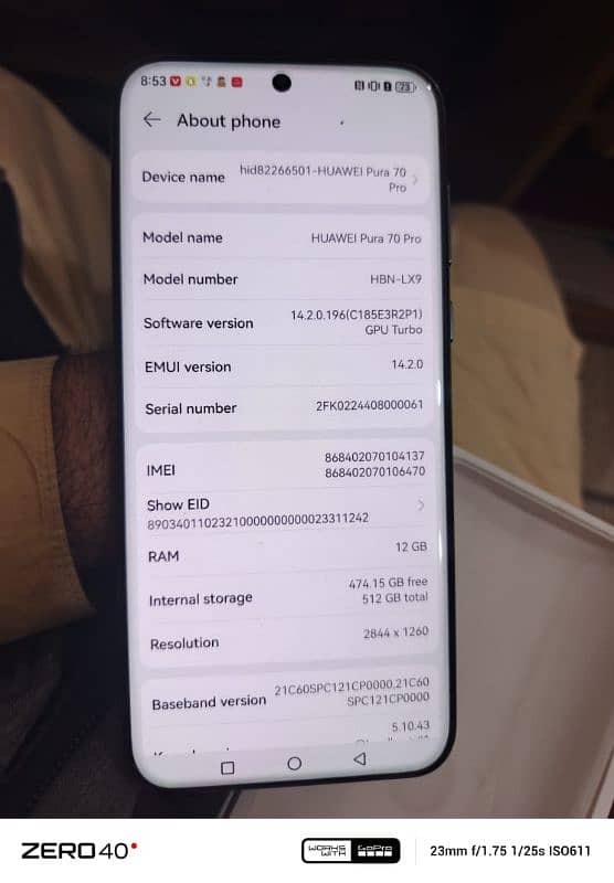 huawei pura 70 pro 12+512gb 2