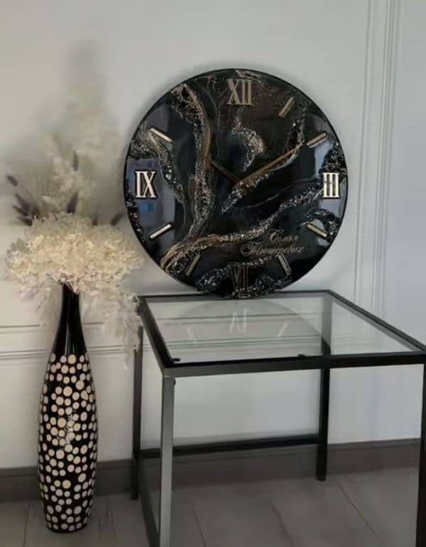 Resin customise Wall clock 24 inches 0