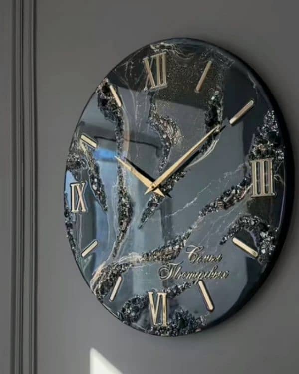 Resin customise Wall clock 24 inches 1
