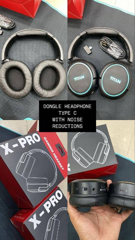 Branded Headphone Wireless With noise cancelation/Rgb Lights 0