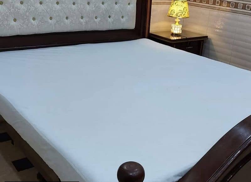 Waterproof metress fitted cover bed sheets, double bed king size 3