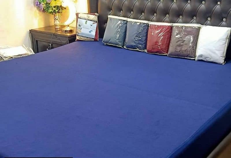 Waterproof metress fitted cover bed sheets, double bed king size 0