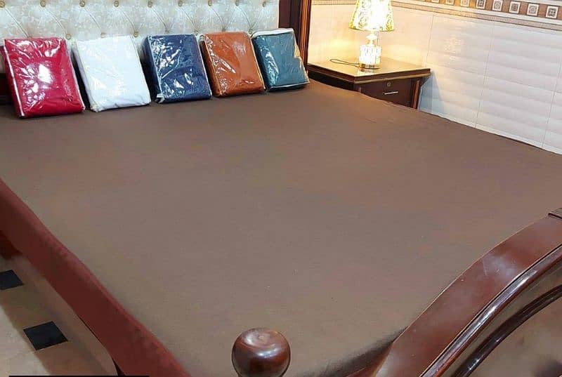 Waterproof metress fitted cover bed sheets, double bed king size 5
