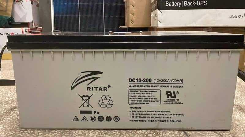 Dry Battery 12v 200ah 0