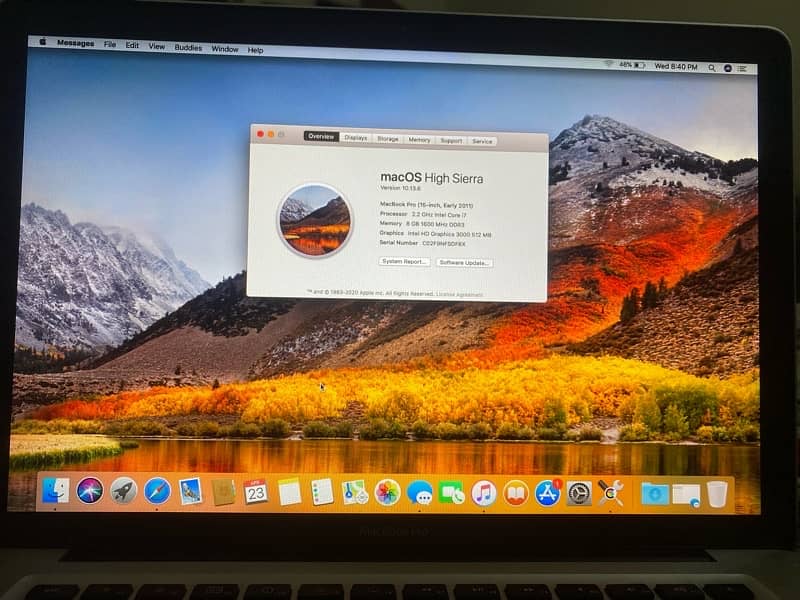 Mackbook pro 2011 1