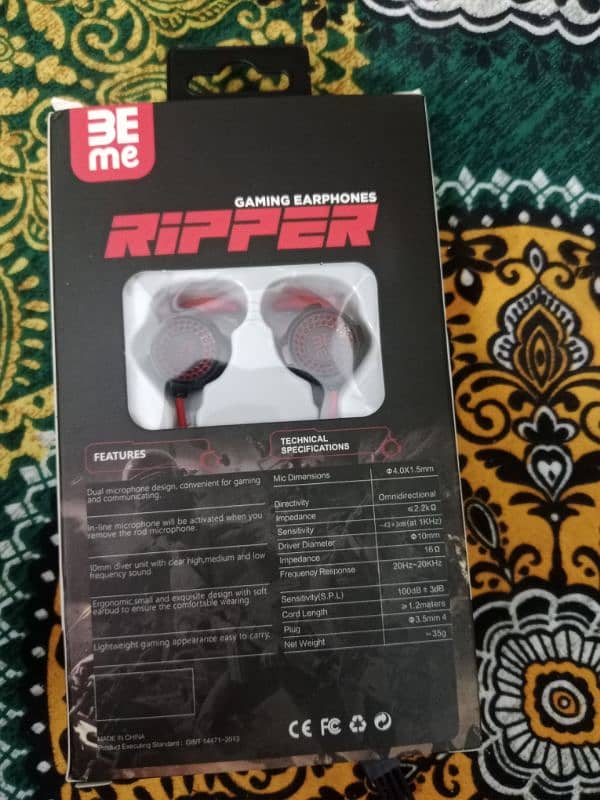 BEME ripper gaming handfree 1