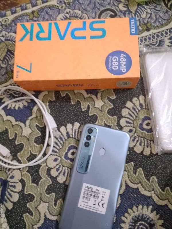 Tecno spark 7 pro 10/9 condition 1