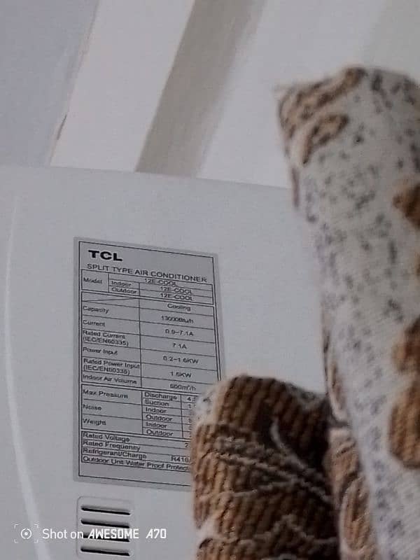 tcl 1 ton DC inverter 1