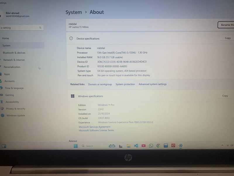 HP Laptop Core i5 13th Gen - 8GB RAM | Excellent Condition | Fast Per 10