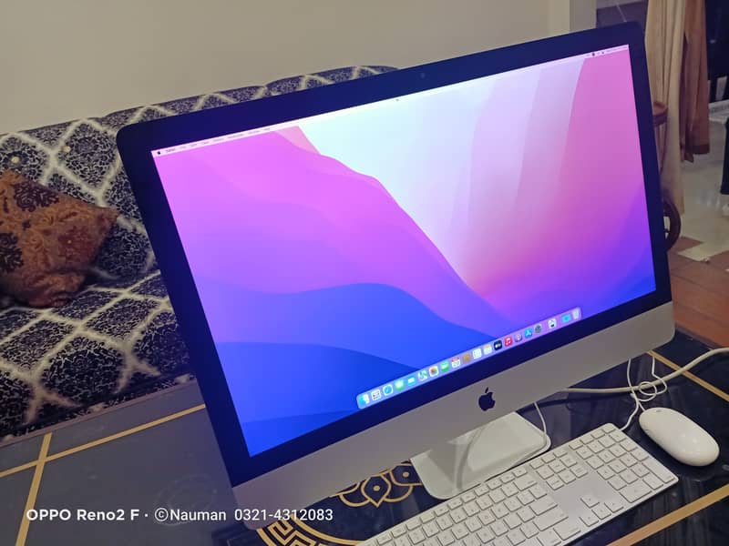 Apple All in One iMac 2019 27'' 5K,Core i5,4GB AMD, 16GB Ram,512GB SS 3