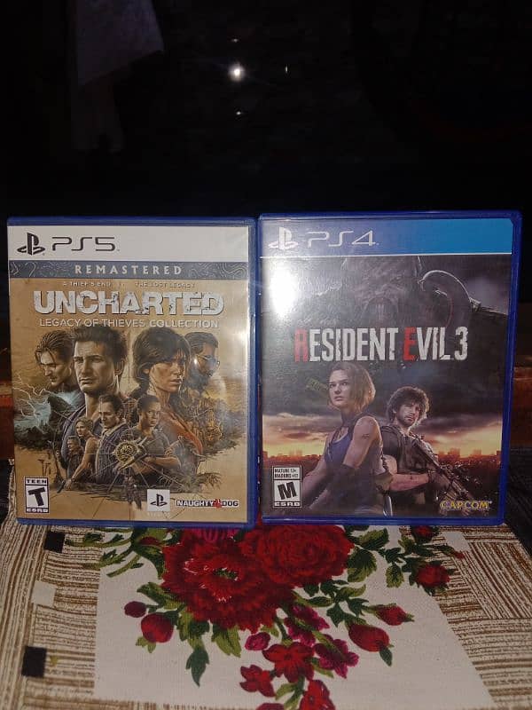 Uncharted Ps5, Resident Evil 3 Ps4 0