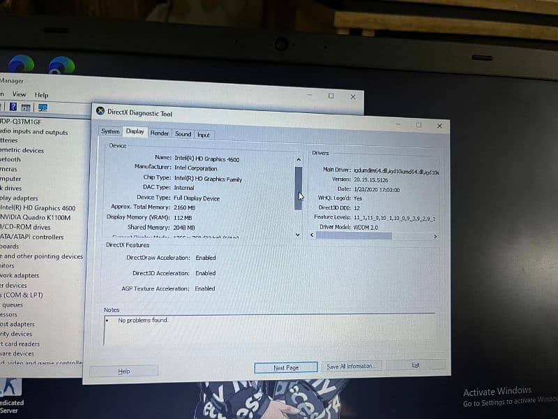 Lenovo Core i7 4th gen 9