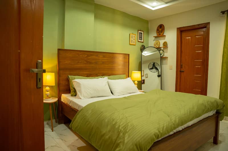 2 BHK furnished apartment daily stay in Islamabad 7