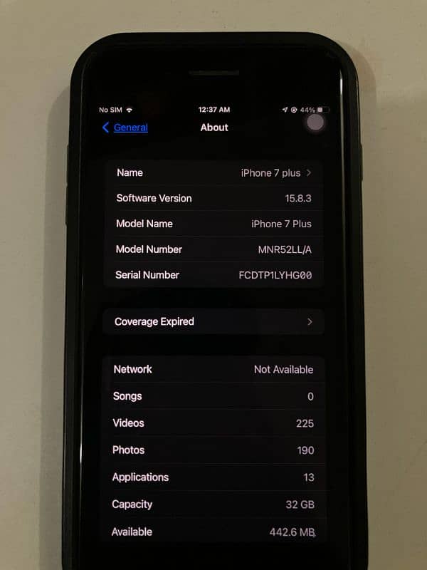 IPHONE 7 PLUS 32 GB PTA APPROVED 7