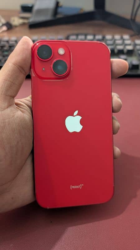 Iphone 14 Matt Red 87% Battery Health 5