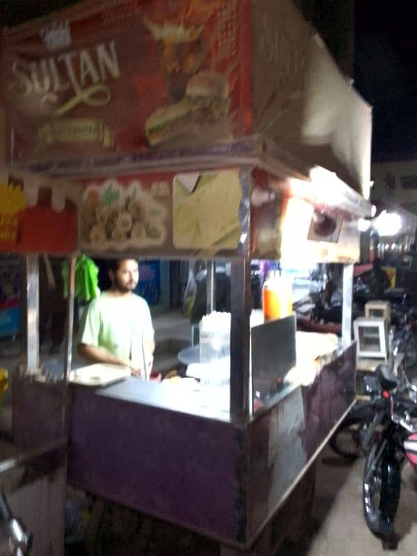 Burger Stall Cart for Sale 2